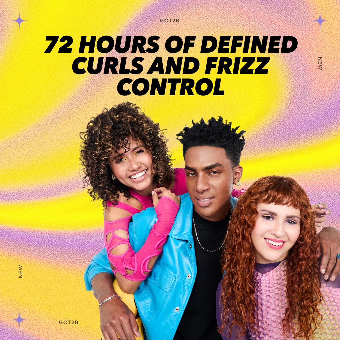 Got2B Curled Curl Defining Jelly, 15 Fl Oz, Curl Gel with 72-Hour Frizz Control, Locks in Moisture for Wavy, Curly & Coily Hair, Light Hold, No Crunch Beauty & Personal Care Got2B