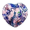 Aeisage Heart Mirror - Compact Blue Pocket Mirror, Mini Size Travel Mirror, Folding Heart Shape Mirror - Unique Gift for Her Beauty & Personal Care Aeisage