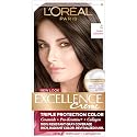L'Oreal Paris Excellence Triple Protection Permanent Hair Color Creme, Dark Brown [4] 1 ea (Pack of 4) Beauty & Personal Care L'Oreal Paris