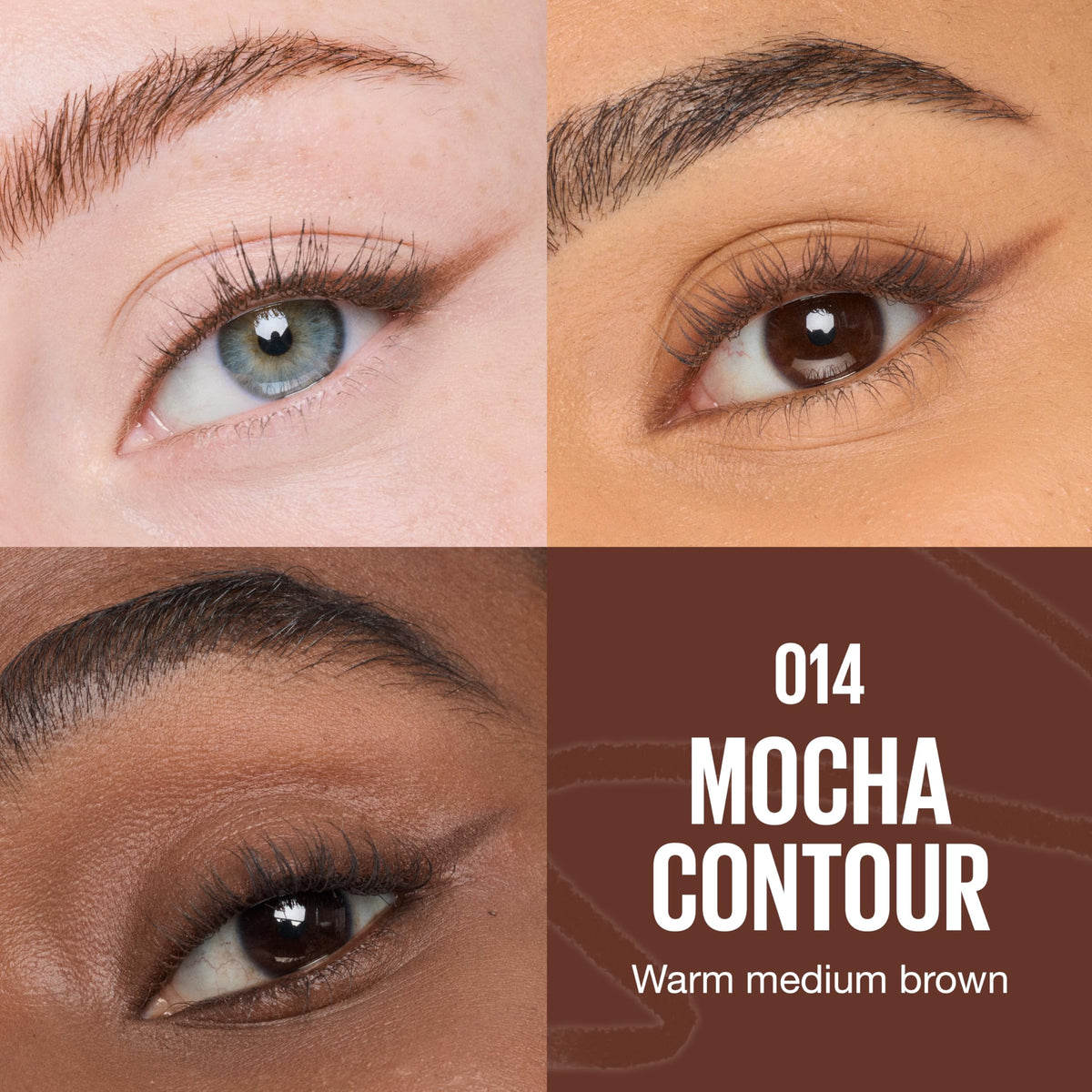 MAYBELLINE Sculpting Stix 2-in-1 Eyeliner, Dual Ended Brown Eye Liner With Up to 24HR Wear, Smudge and Sweat-Resistant Eye Makeup Formula, Mocha