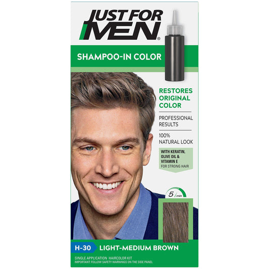 Just For Men Lmed Brwn #3 Size 1ct Just For Men #3 Light-Medium Brown Haircolor Beauty & Personal Care Just for Men