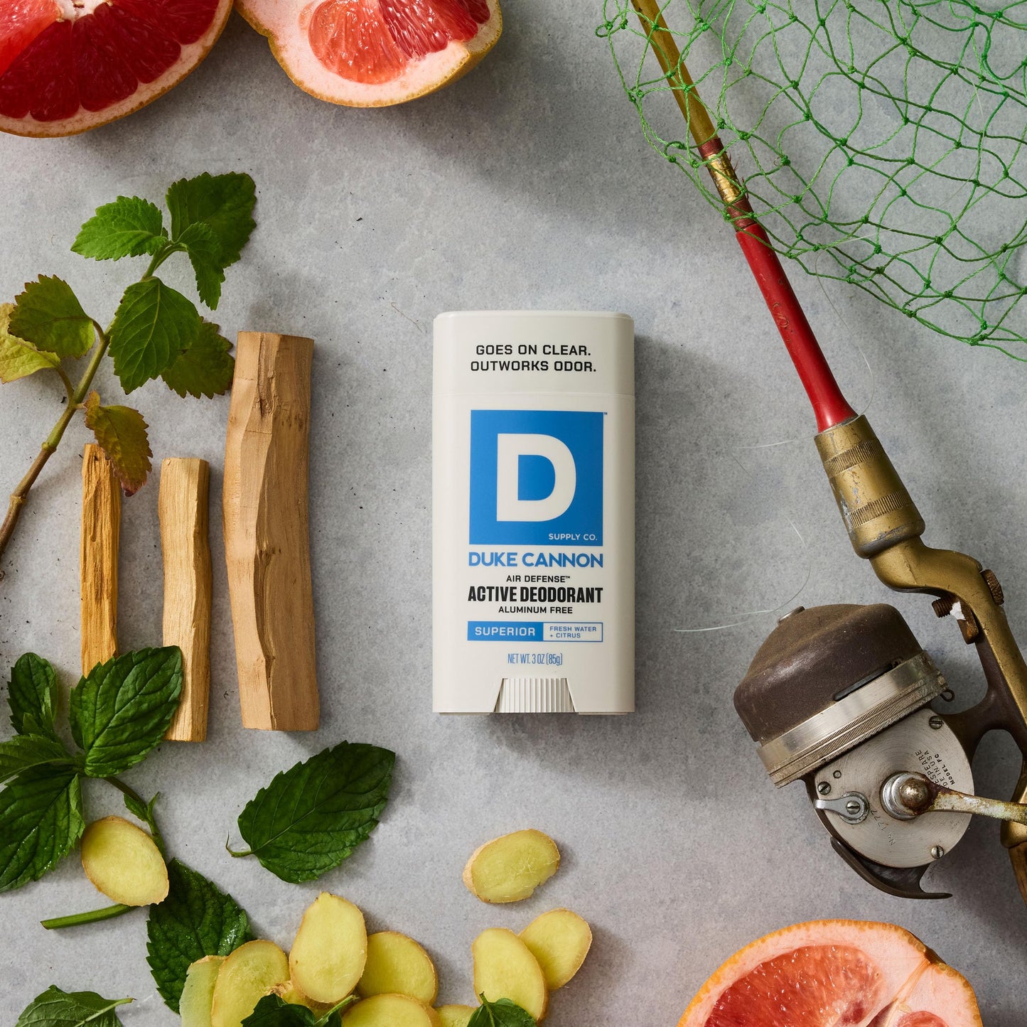 Duke Cannon Aluminum-Free Deodorant for Men - Air Defense, Fresh Water + Citrus, 3 oz - Long-Lasting, Clear Glide, Skin-Soothing Formula (Superior) Beauty and Personal Care Duke Cannon Supply Co.