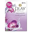 Olay Fresh Outlast Soothing Currant Beauty Bar, Orchid and Black, 4 Count, Packaging May Vary Beauty & Personal Care Olay