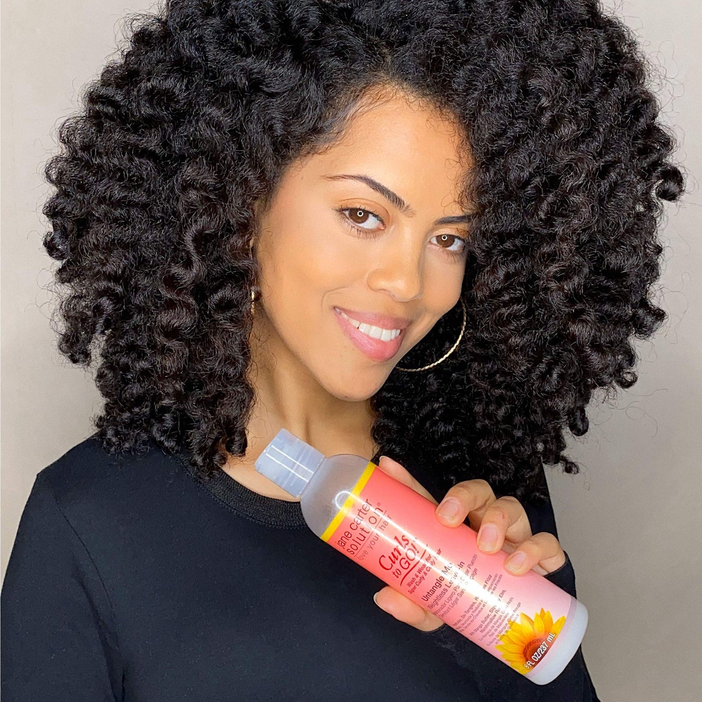 JANE CARTER SOLUTION Curls to Go Untangle Me Weightless Leave-In Conditioner (8oz) - Nourishing, Moisturizing, No Buildup Beauty & Personal Care Jane Carter Solution