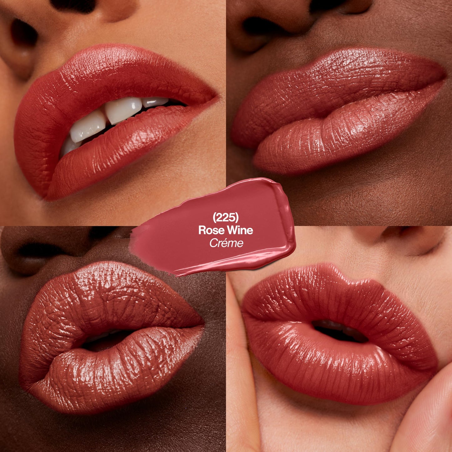 Revlon Super Lustrous Lipstick, Creamy Formula For Soft, Fuller-Looking Lips, Moisturized Feel, 225 Rosewine, 0.15 oz Beauty & Personal Care REVLON