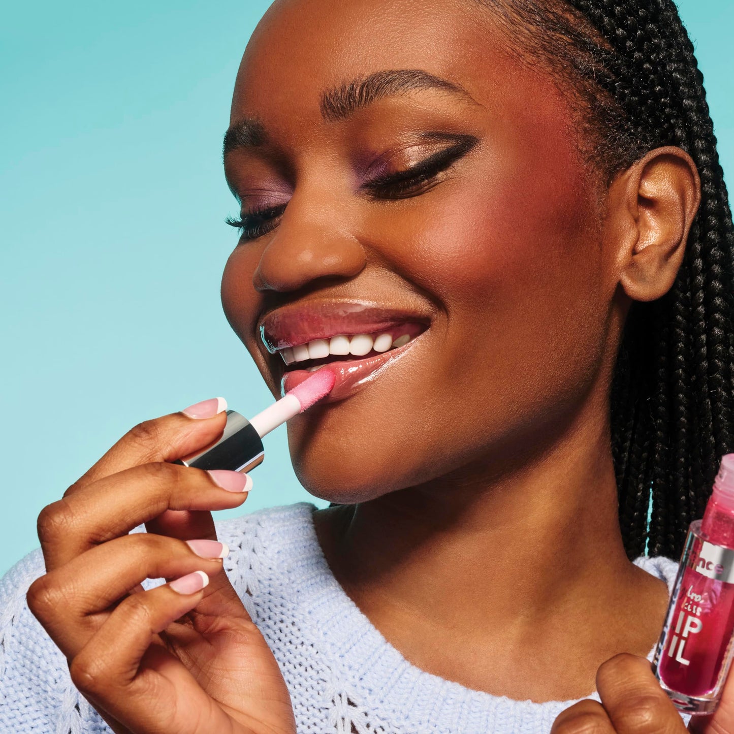 essence - Hydra Kiss Lip Oil - Vegan & Cruelty Free (03 - Pink Champagne) Beauty and Personal Care Essence Cosmetics