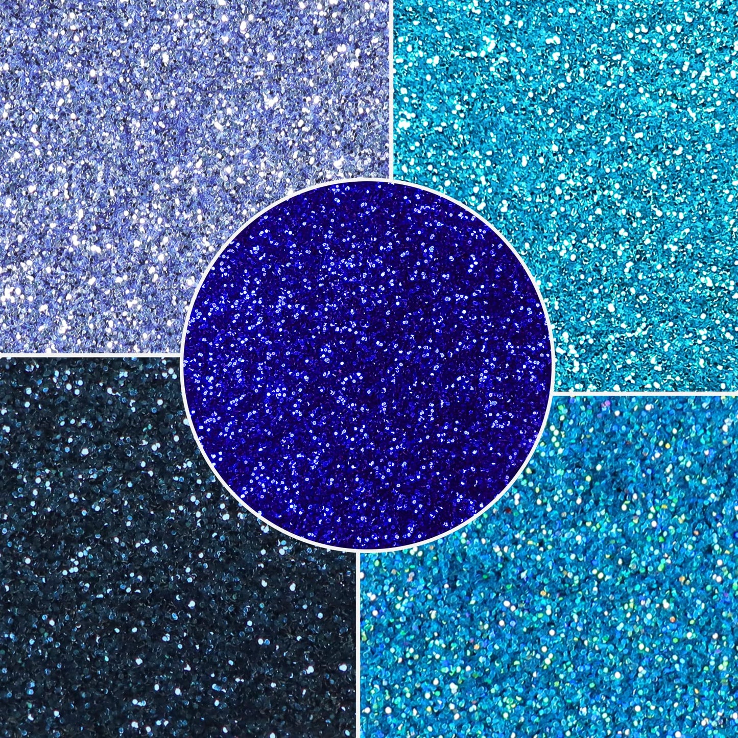 MARBLERS Cosmetic Grade Fine Glitter 5-Pack [Ocean Wave] 0.90oz (25g) | Non-Toxic | Vegan | Cruelty-Free | Eyeshadow, Nail Polish, Nail Art | Beauty & Personal Care MARBLERS