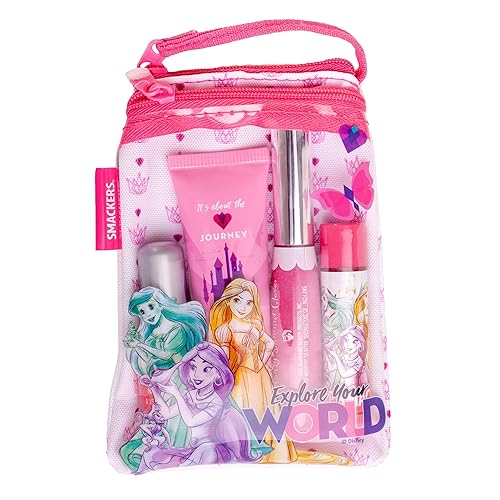 Lip Smacker Princess Glam Bag Makeup Set, Lip Balm, Lip Gloss, Nail Polish, Lotion Beauty & Personal Care Lip Smacker