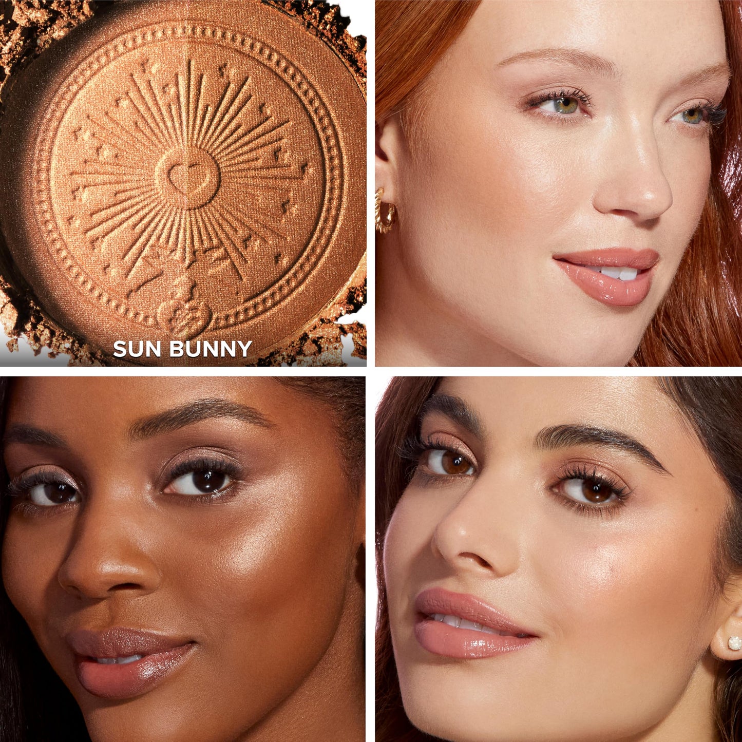 Too Faced Sun Bunny Blushing Bronzer | Dual-Shade Sheer, Luminous Bronzer Blush with Pink Undertones to Mimic Natural Flush, Sun Bunny, 0.28 Ounce Beauty & Personal Care Too Faced
