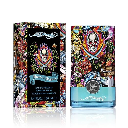 Ed Hardy Hearts & Daggers Women's Perfume Fragrance by Christian Audigier, Eau De Parfum, 3.4 fl oz Beauty & Personal Care ED HARDY