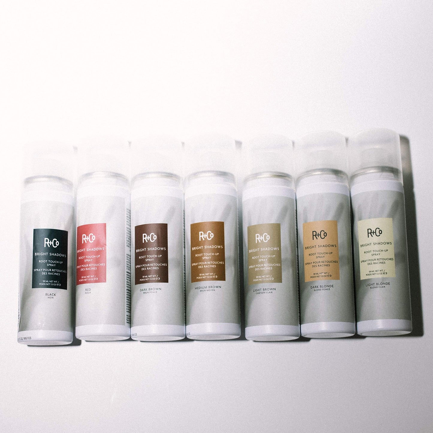 R+Co BRIGHT SHADOWS Root Touch-Up Spray Medium Brown 59 ml / 1.5 oz Beauty & Personal Care R+Co