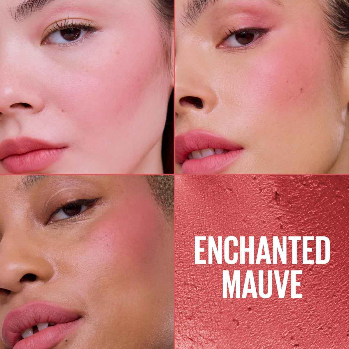Maybelline Cloudtopia Blush for Cheeks and Lip Mousse, Ultra-Vivid, Pigmented Formula for Up to 14HR of Blush and Lip Makeup Color, Enchanted Mauve, 1