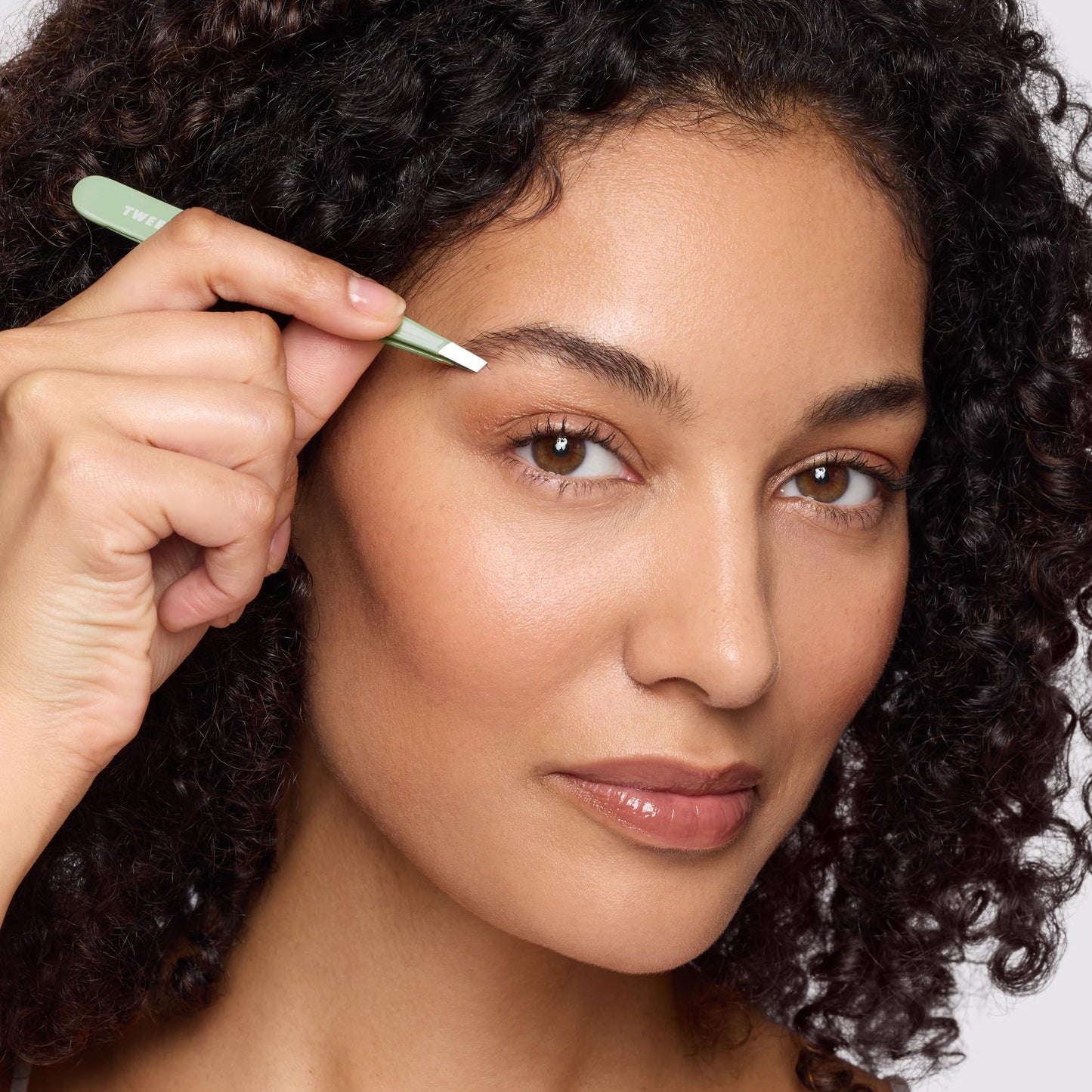 Tweezerman Slant Tweezer - Tweezerman Tweezers for Eyebrows, Pistachio Beauty and Personal Care Tweezerman