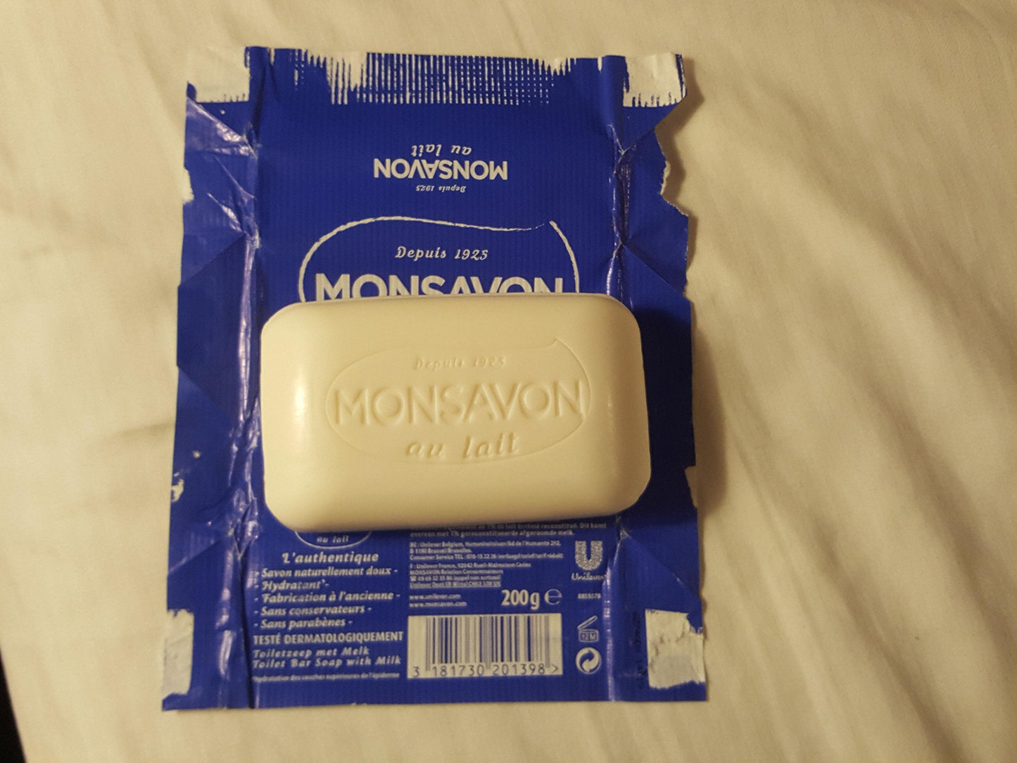Monsavon Au Lait Soap 200g (4 Bars Soaps of 200g) Beauty & Personal Care Hoofun