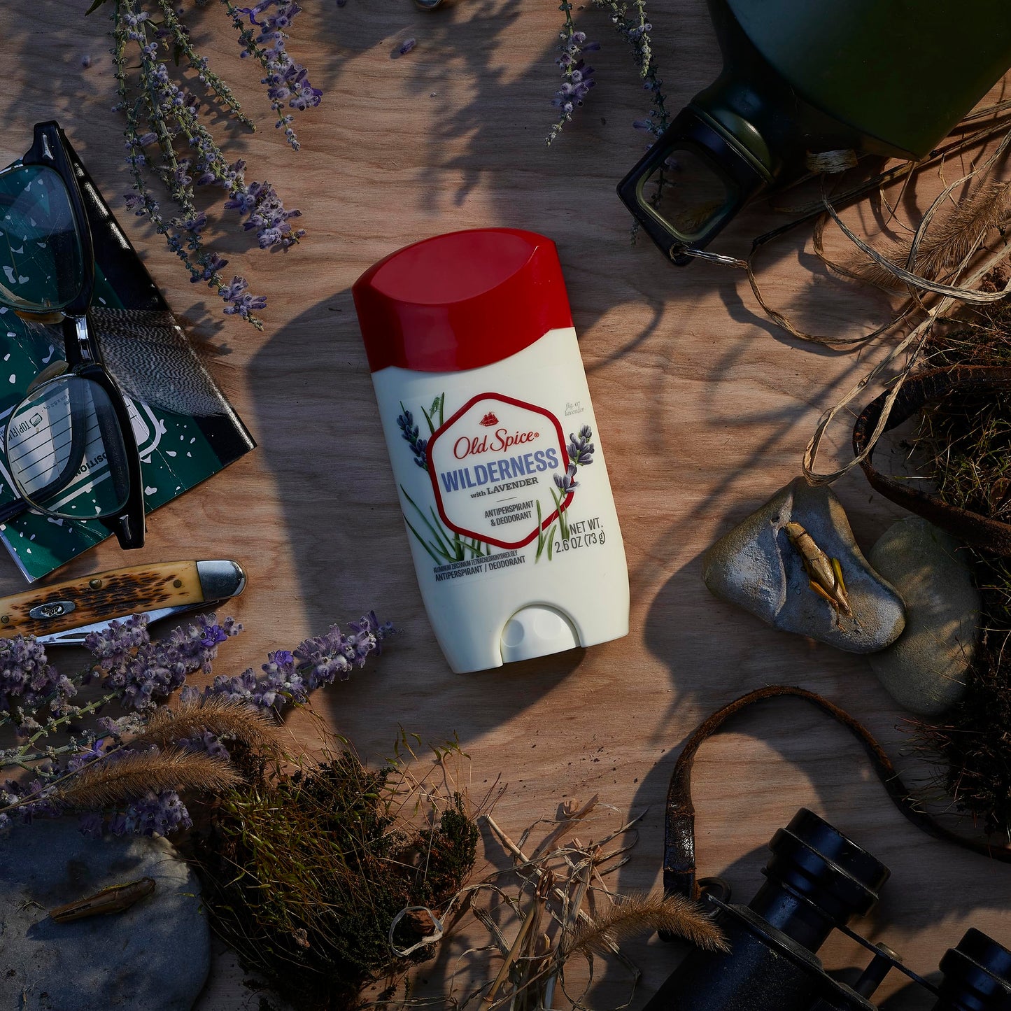 Old Spice Antiperspirant Deodorant for Men Inspired by Nature Wilderness With Lavender Invisible Solid 2.6 oz Beauty & Personal Care Old Spice