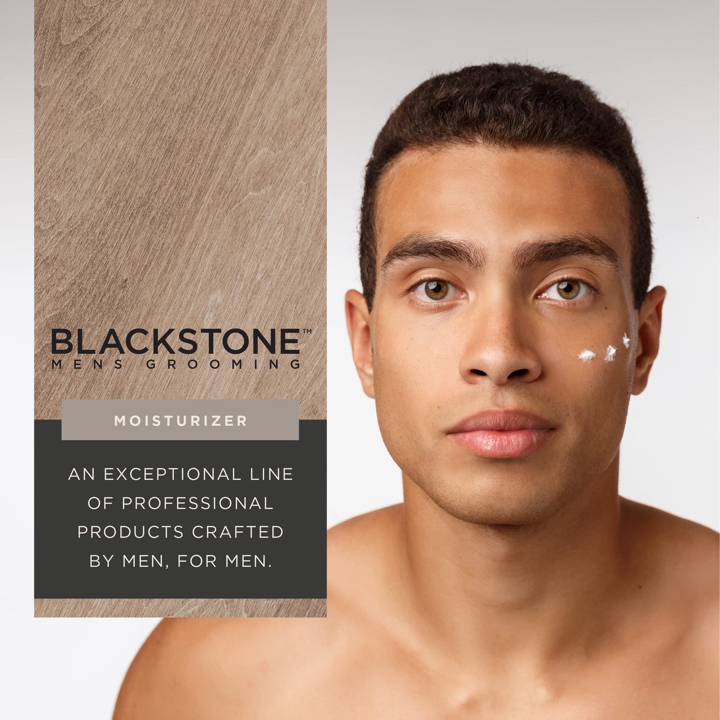 Blackstone Men's Grooming Refresh Facial Moisturizer with Vitamin E, Peppermint & Hyaluronic Acid - Lightweight & Non-Greasy | Restores Dry Skin Beauty & Personal Care Blackstone