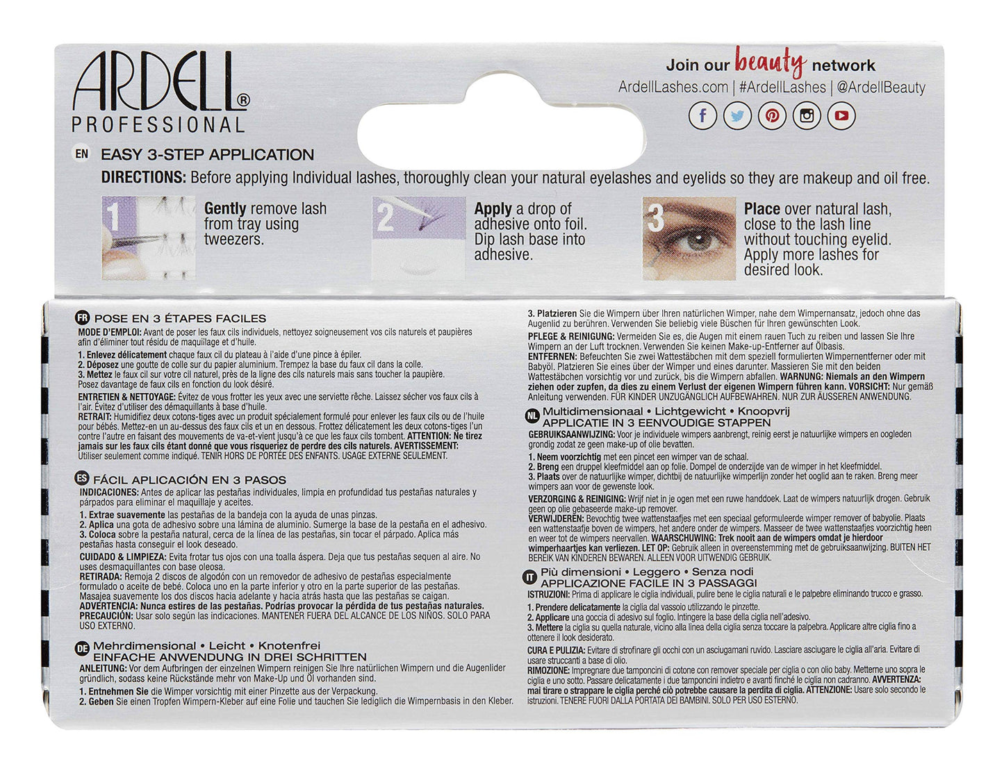 3D Faux Mink Individuals Long Beauty & Personal Care Ardell