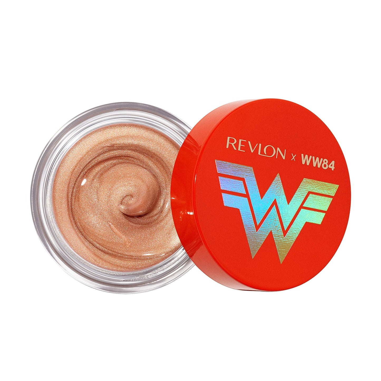 REVLON x WW84 Wonder Woman Liquid Armor Glow Pot, Glossy Eye and Face Jelly Highlighter, in Champagne, 001 Golden Lasso, 0.24 oz Beauty & Personal Care REVLON