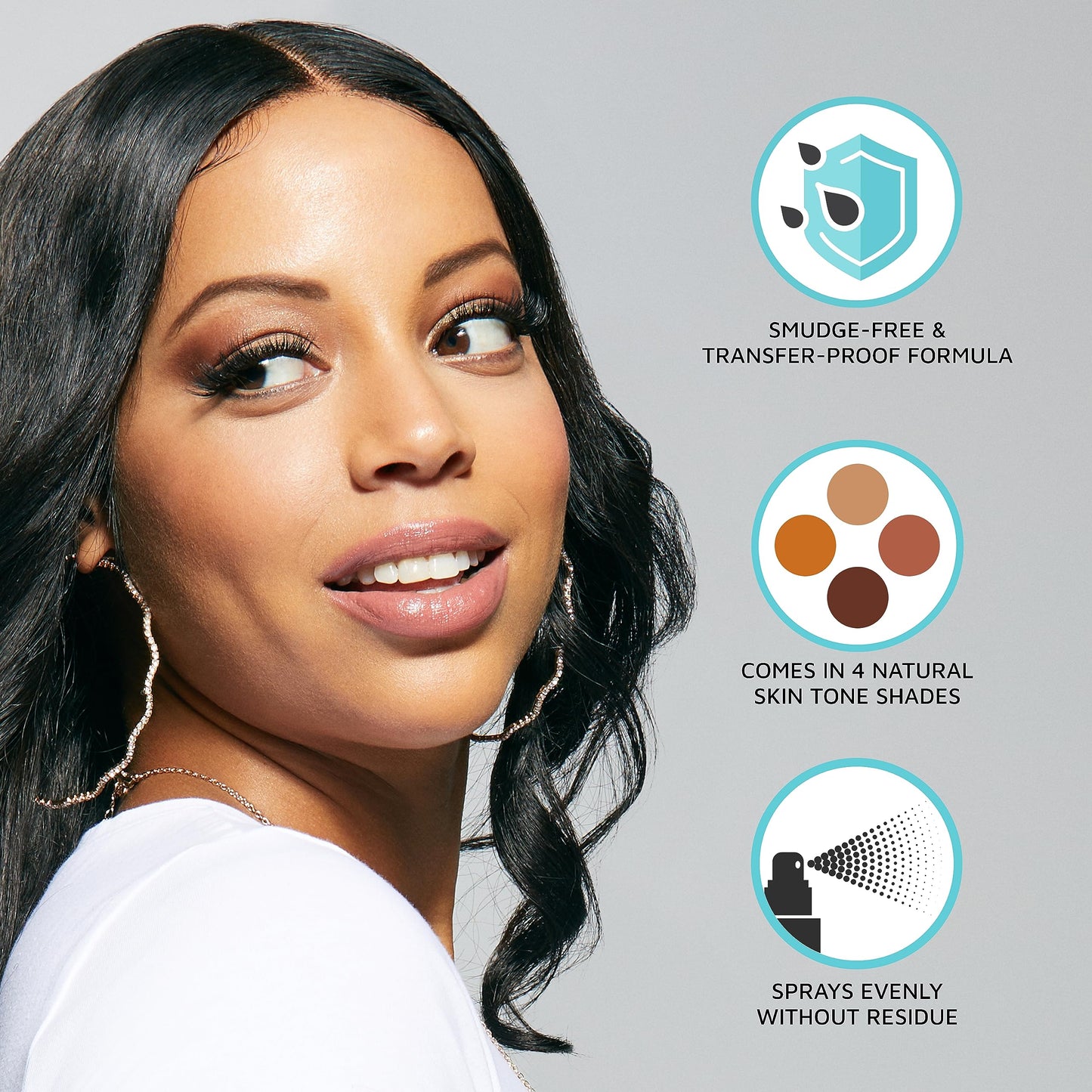 KISS Colors & Care Quick-Dry Lace Tinting Spray – Dark Brown 3 oz, Smudge-Free, Sweat-Resistant, Buildable Coverage for Natural Look Beauty & Personal Care KISS COLORS & CARE