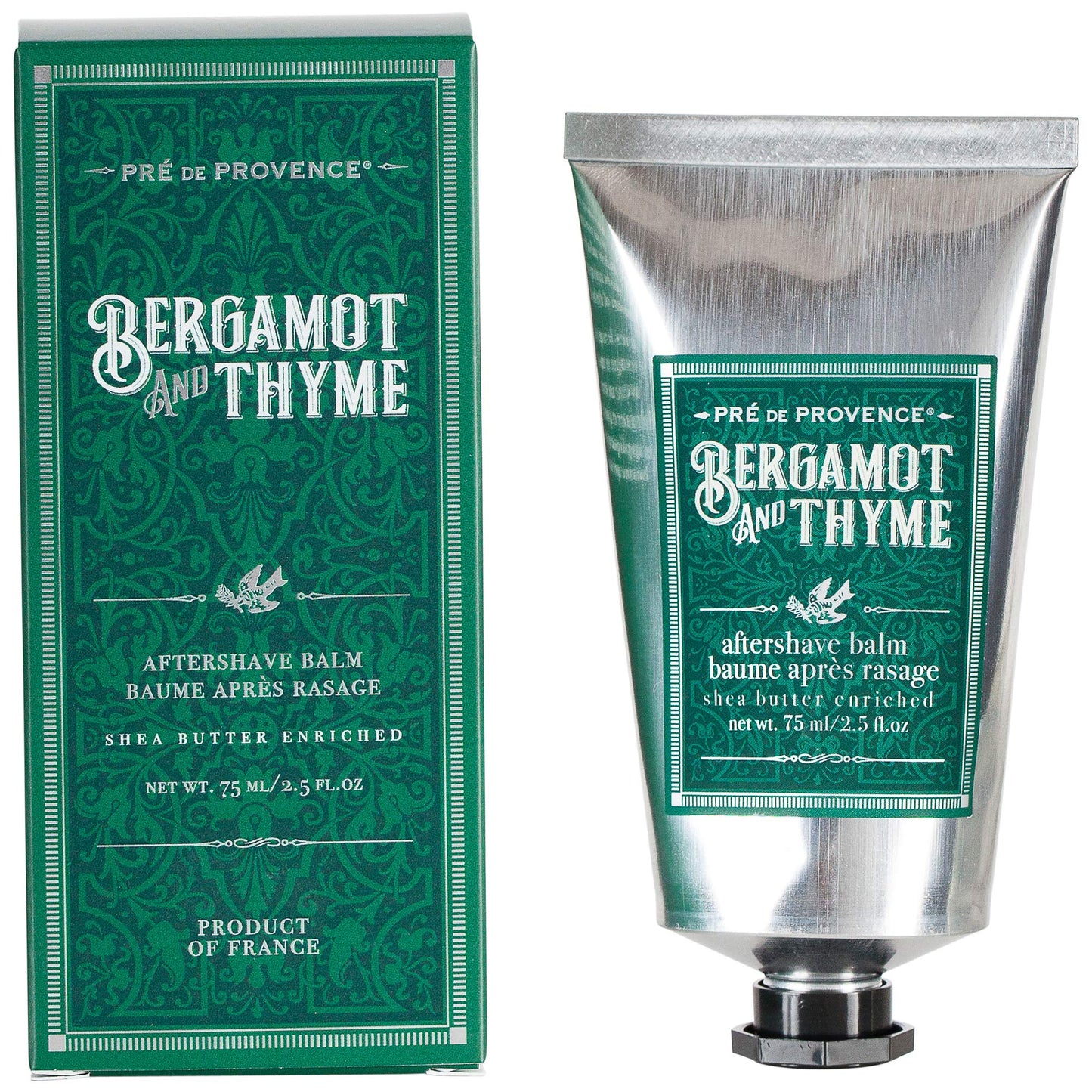 Pre de Provence Shea Butter Enriched Men's After Shave Balm, 2.5 Ounce - Bergamot & Thyme (Packaging may vary) Beauty and Personal Care Pre de Provence