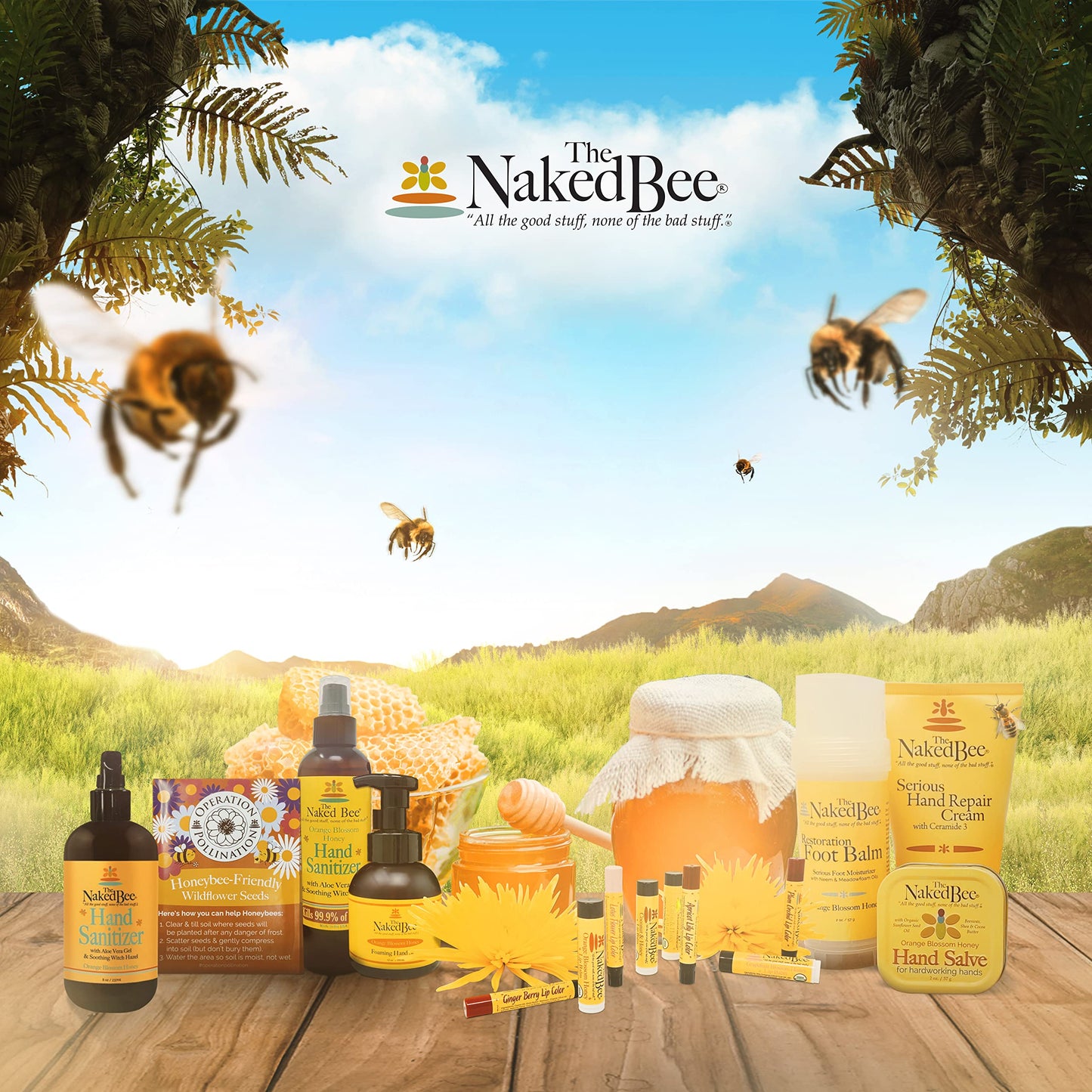 The Naked Bee Orange and Blossom Honey Moisturizing Hand and Body Lotion, 6.7 Ounce Beauty & Personal Care The Naked Bee