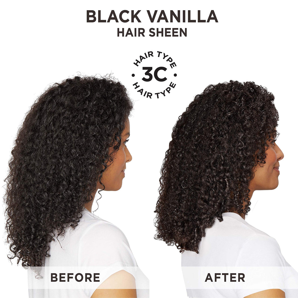 Carol's Daughter Black Vanilla Hair Sheen for Curly, Wavy or Natural Hair, Hair Shine Spray and Moisturizer For Dry, Dull or Brittle Hair, 4.3Fl Oz Beauty & Personal Care Carol's Daughter