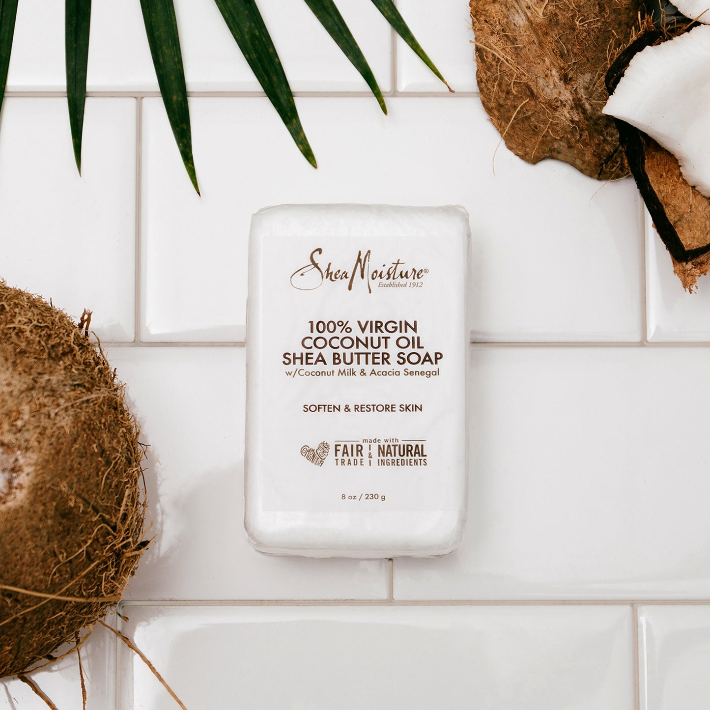 SheaMoisture SHEA MOISTURE 100% Virgin Oil Butter Soap,Coconut,8 Oz (U-BB-2690) Beauty & Personal Care SheaMoisture