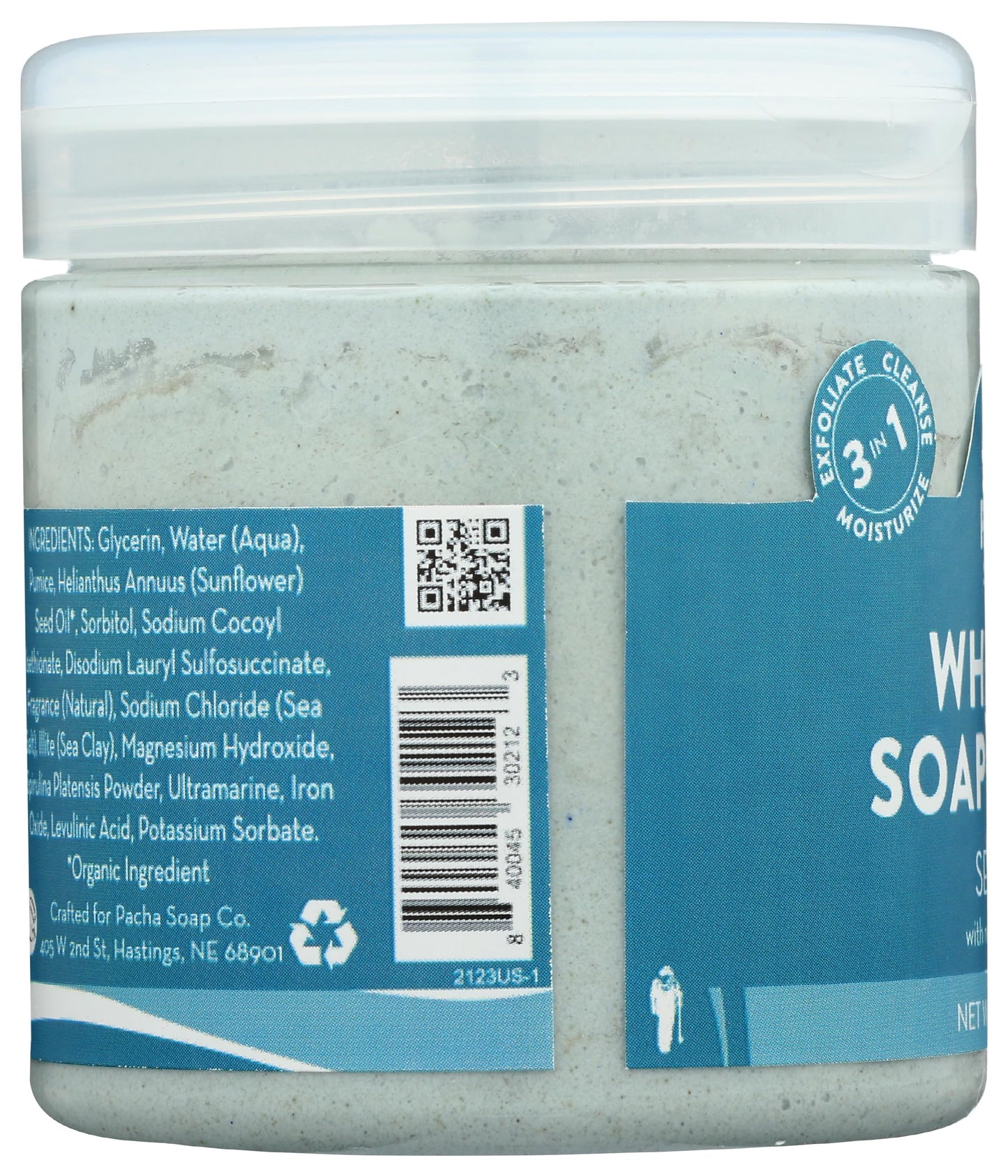 PACHA SOAP Sea Mud Whipped Soap Scrub, 8 OZ Beauty & Personal Care Pacha Soap Co