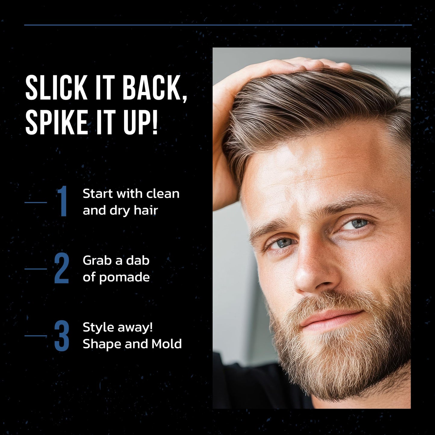 Victory Crown Slick Pomade High Hold & High Shine Natural Hair Styling Grease for Sleek Polished Looks, 3.4 Oz Beauty & Personal Care Victory Crown