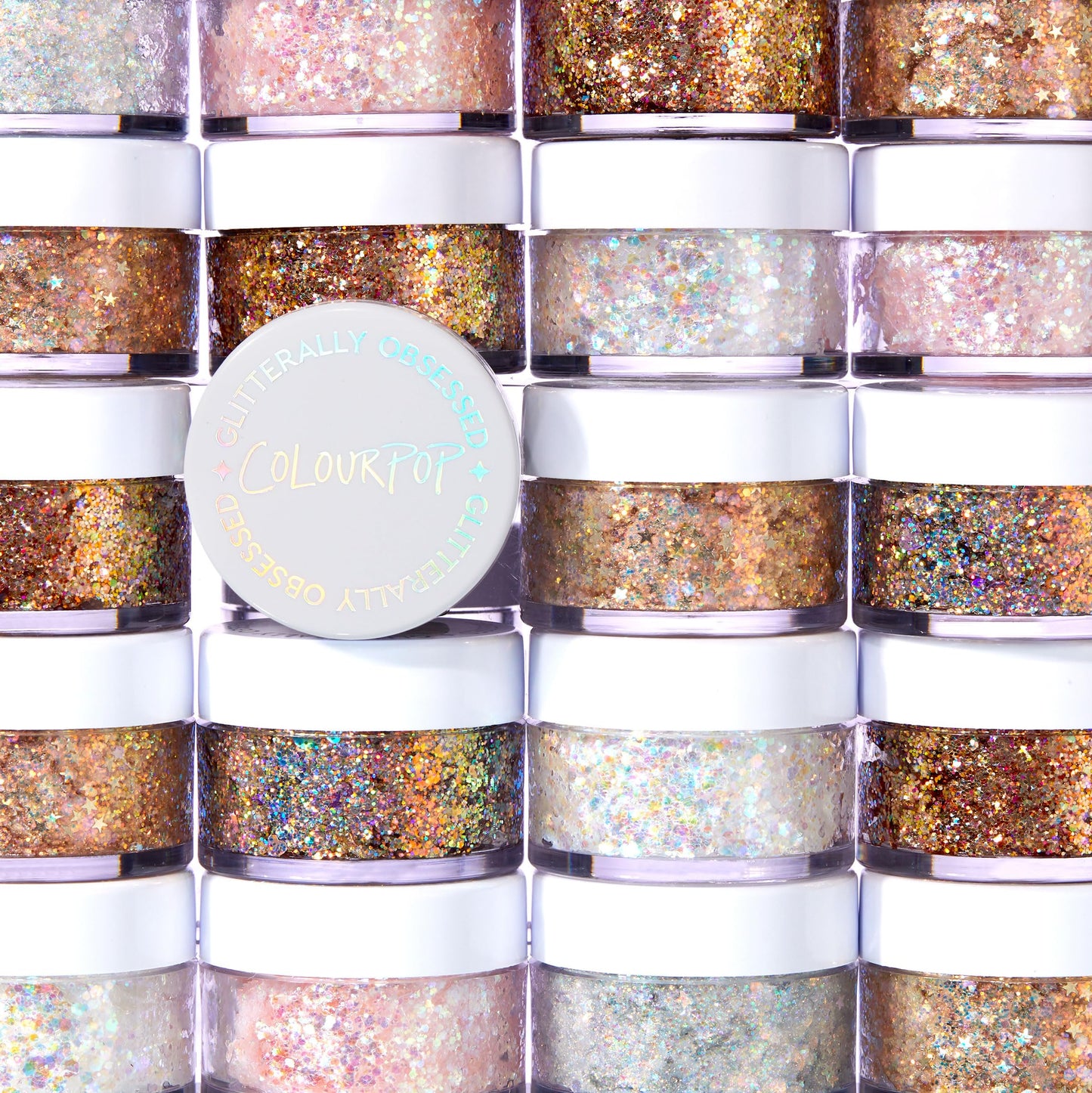 ColourPop Glitterally Obsessed Body Glitter Gel - Multi-Colored Glitter Makeup Made with an Adhesive Gel Formula - Easy to Use & Mess Free - Disco Beauty & Personal Care ColourPop