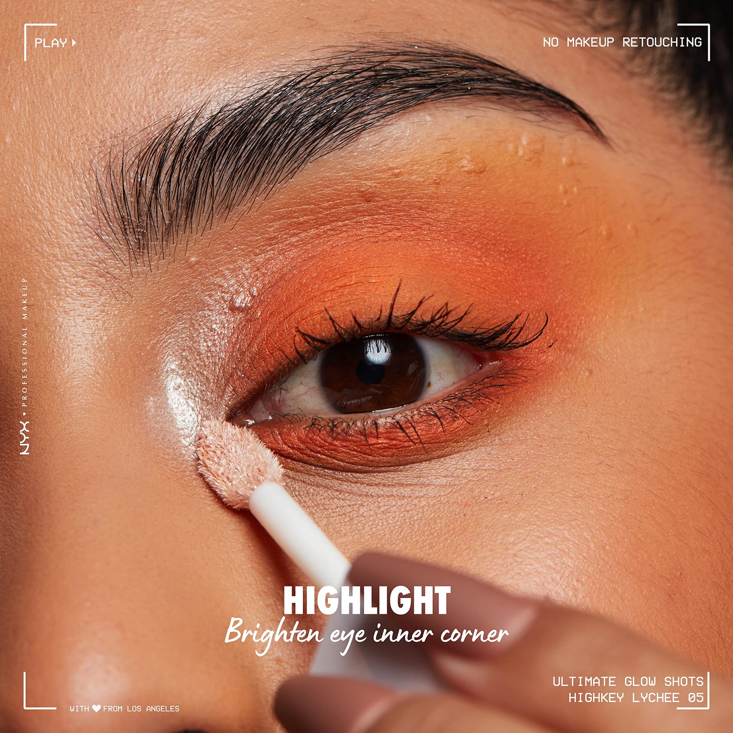 NYX PROFESSIONAL MAKEUP Ultimate Glow Shots, Liquid Eyeshadow, Long-Lasting Shimmer Eye Shadow with Vitamin C - Highkey Lychee Beauty & Personal Care NYX PROFESSIONAL MAKEUP