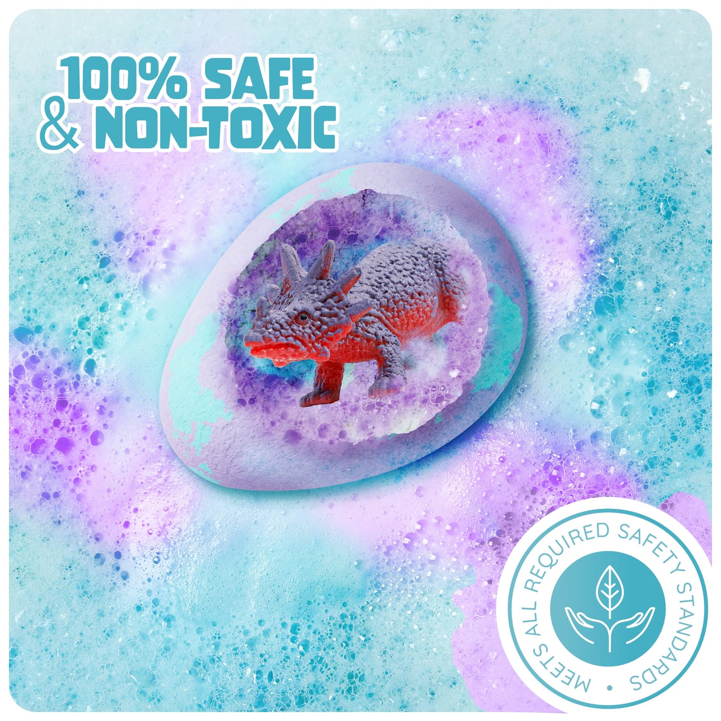Dan&Darci Dino Egg Bath Bombs for Kids - Easter Basket Stuffers - Kid Baths Bomb with Surprise Inside - Dinosaur Toys Gift for Boys and Girls Ages 6 7 Beauty and Personal Care Dan&Darci