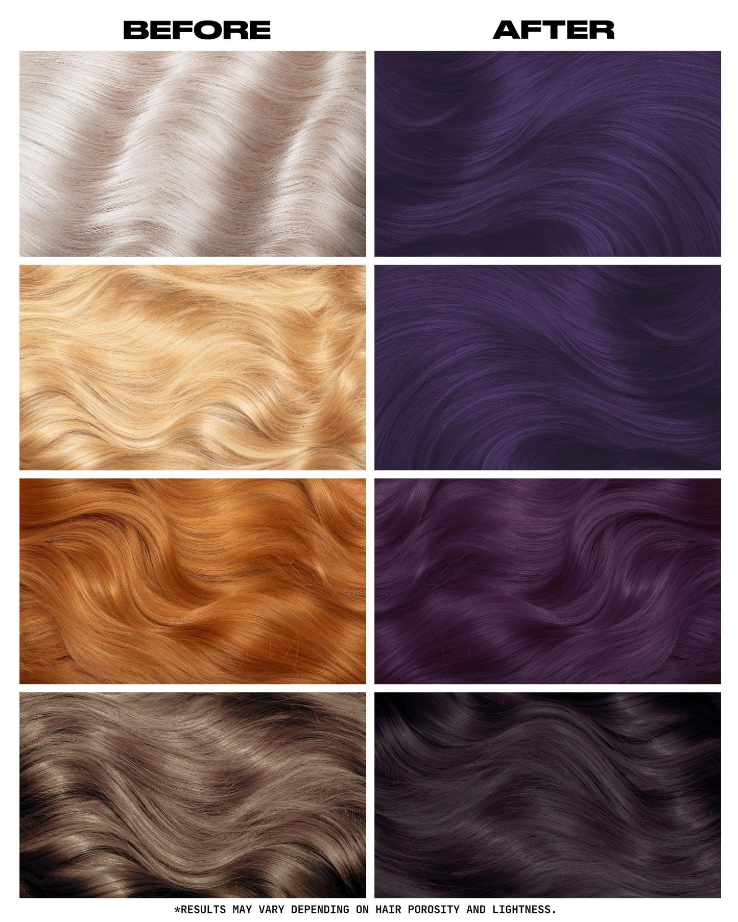 Lunar Tides Semi-Permanent Hair Color (43 colors) (Smokey Purple, 4 fl. oz.) Beauty & Personal Care Lunar Tides