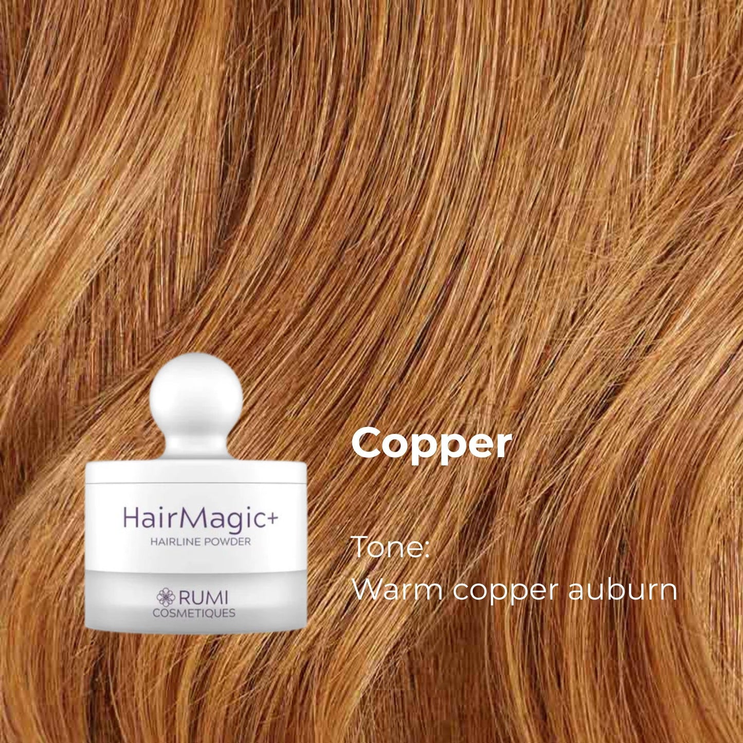 Rumi Cosmetiques HairMagic+ Root Touch Up Powder for Mature Women - Instant Gray Hair Coverage & Hairline Filler - Water-Resistant, Natural Finish Beauty & Personal Care Rumi Cosmetiques