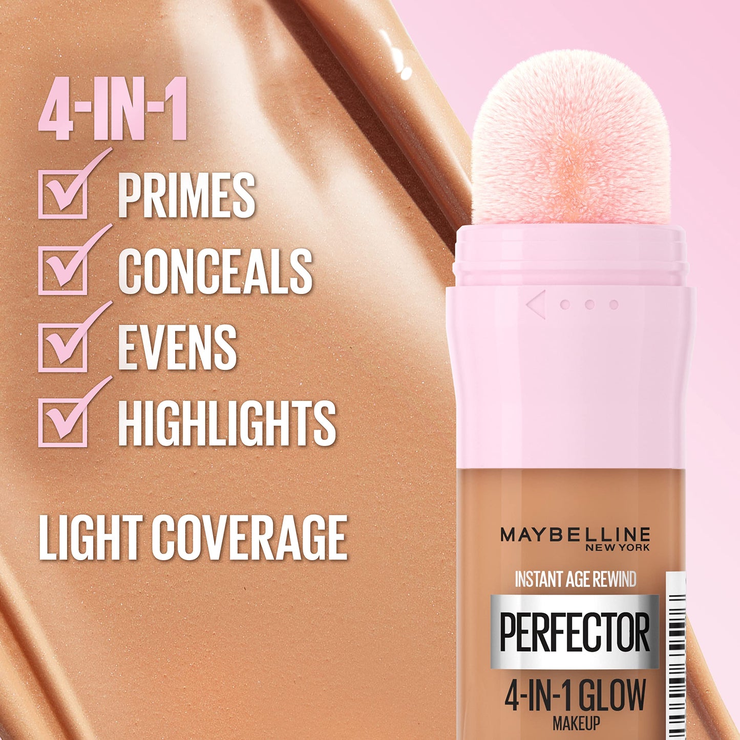 Maybelline New York Instant Age Rewind Instant Perfector 4-In-1 Glow Makeup, Medium/Deep Beauty & Personal Care MAYBELLINE