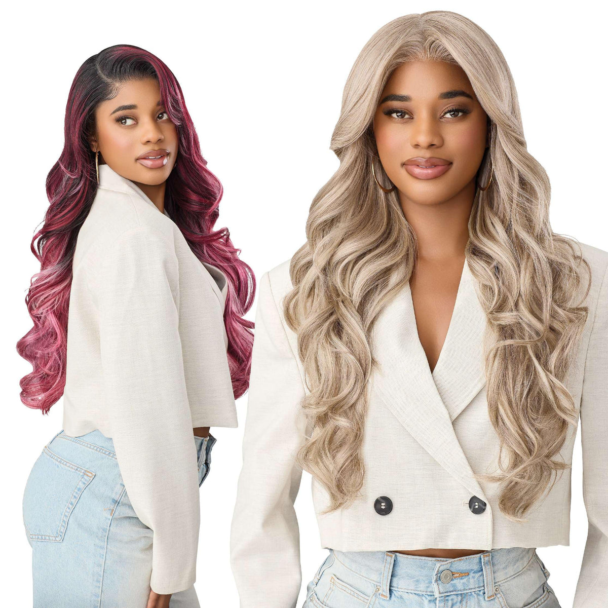 Outre Lace Front Wig - Perfect Hair Line - OnVybes - OnVybe 1 (CHOCOLATE SWIRL)