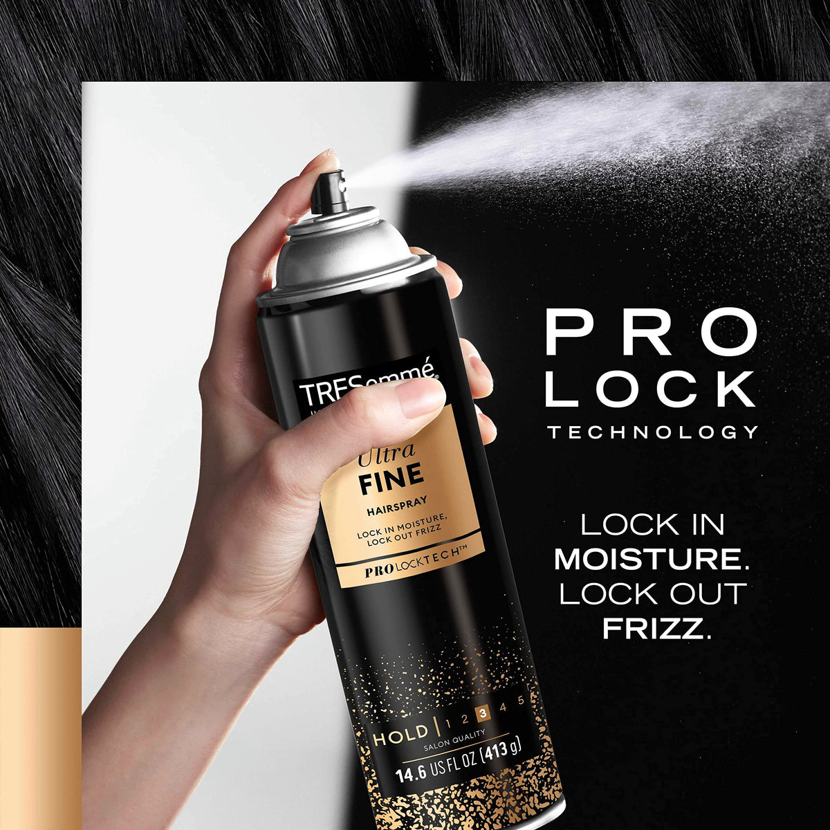 TRESemmé Ultra Fine Hairspray for 24-Hour Frizz Control with Pro Lock Tech 14.6 oz Beauty & Personal Care TRESemmé