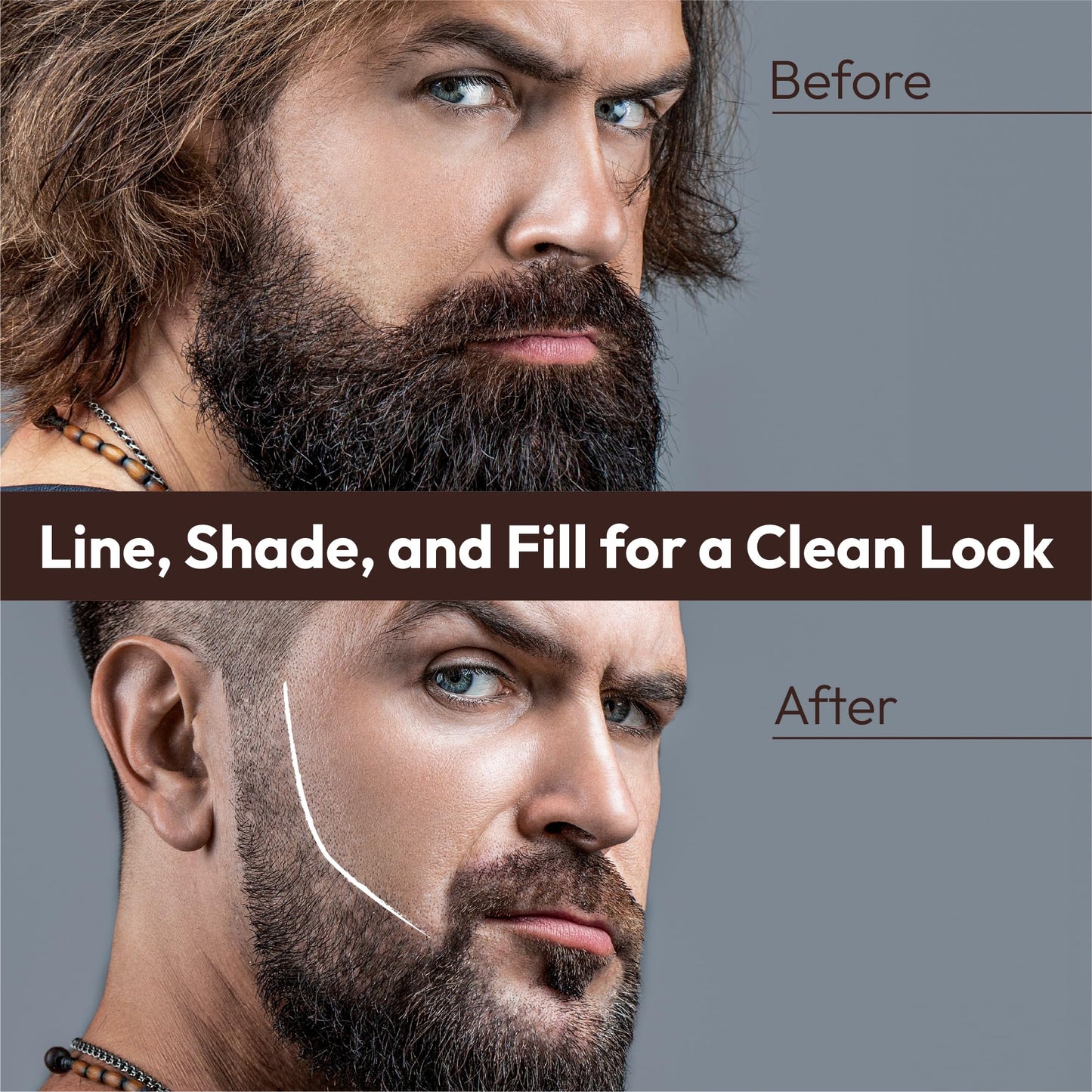 RED Pro GROOMANE Barber Line Up Pencil - Retractable Hairline & Beard Outline Pencil for Edge Ups, Eyebrow Mapping & Mustache Shaping, Waterproof Beauty and Personal Care RED Pro