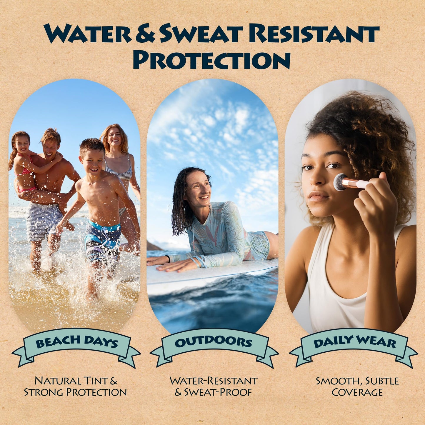 Kokua Sun Care Hawaiian Reef Safe SPF 30 | Zinc Oxide | Tinted Mineral for Face & Body | Sun Protection | Water Resistant | Chemical Free | Natural Beauty & Personal Care Kokua Sun Care