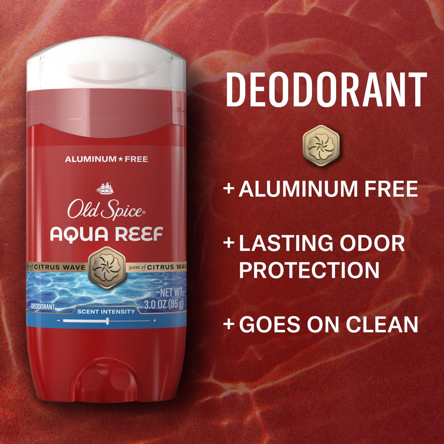 Old Spice Red Zone Deodorant, Aqua Reef - 3 oz - 2 pk Beauty & Personal Care Old Spice