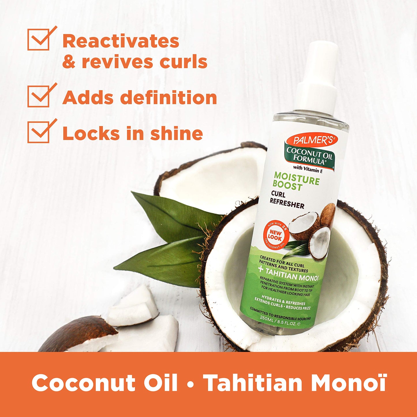 Palmer's Coconut Oil Formula Moisture Boost Curl Refresher Spray, 8.5 Ounce Beauty & Personal Care Palmer's