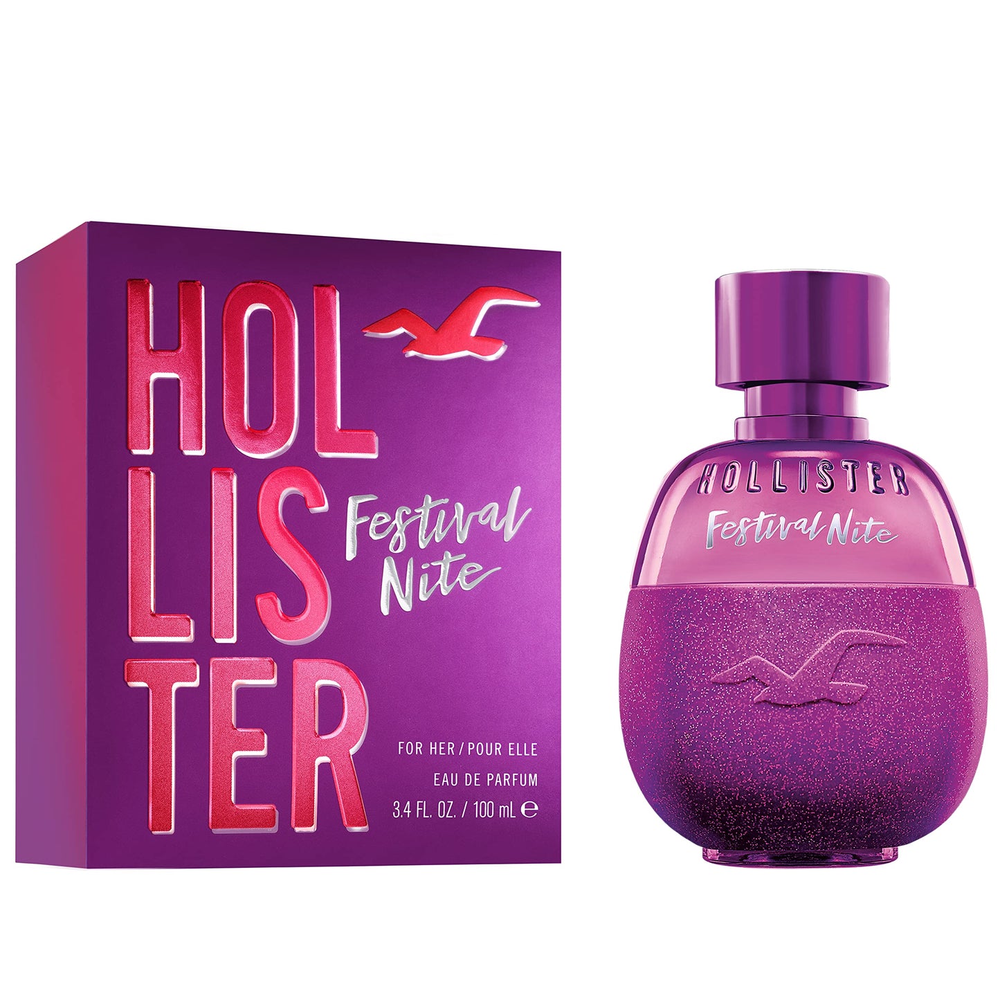 Hollister Festival Nite Women EDP Spray 3.4 oz HO26811 Beauty & Personal Care Hollister