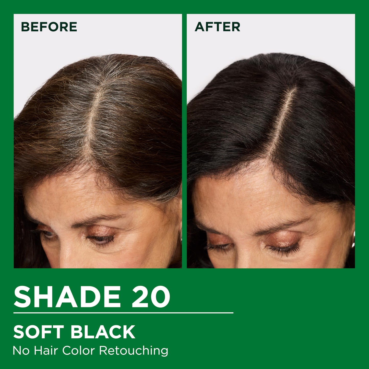 Garnier Nutrisse Ultra Crème Hair Color, Permanent Hair Dye with 100% Gray Coverage, Vegan & Cruelty-Free, 20 Soft Black (Black Tea), 2 Count Beauty & Personal Care Garnier