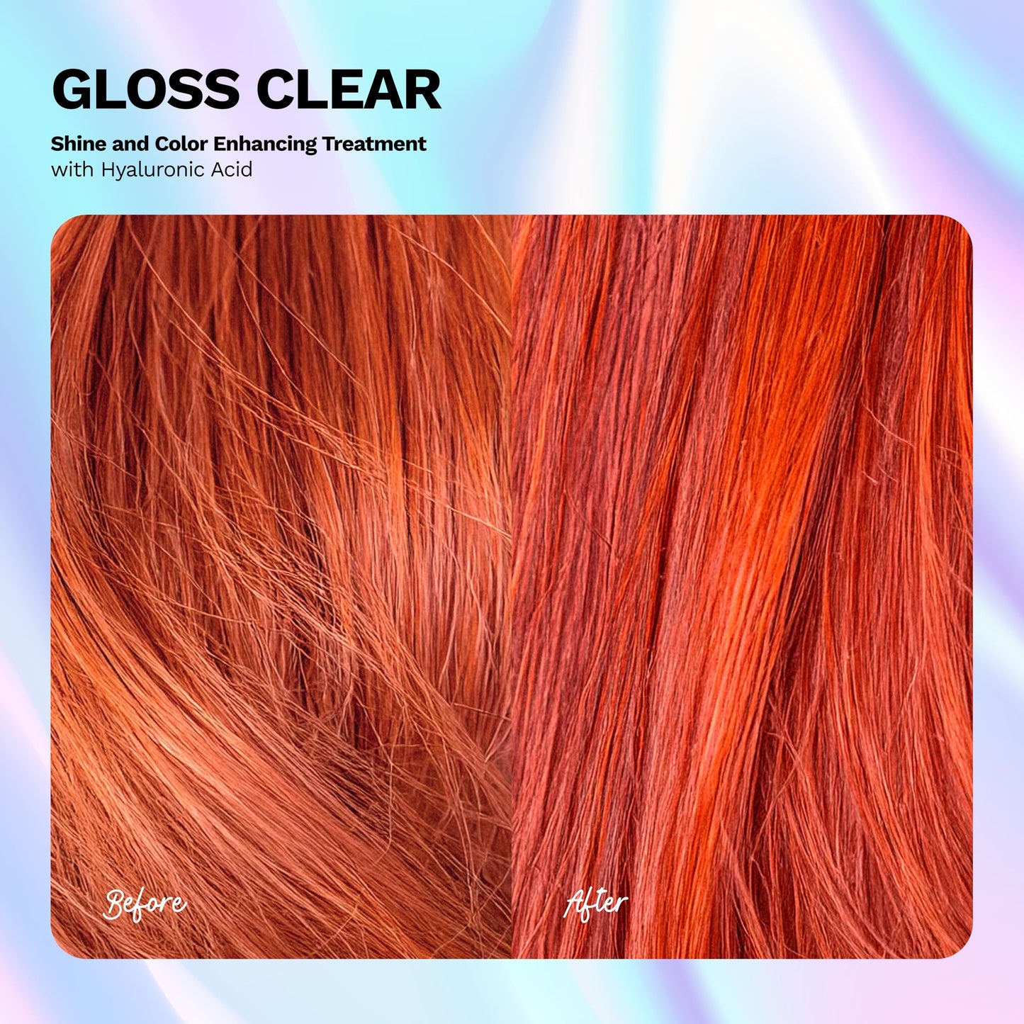 Ginger Milk Hair Gloss Clear Shine and Color-Enhancing Treatment with Hyaluronic Acid, Semi-Permanent Color for Dull & Dry Hair Sulfate Free | BE Beauty & Personal Care Ginger Milk Natural Care