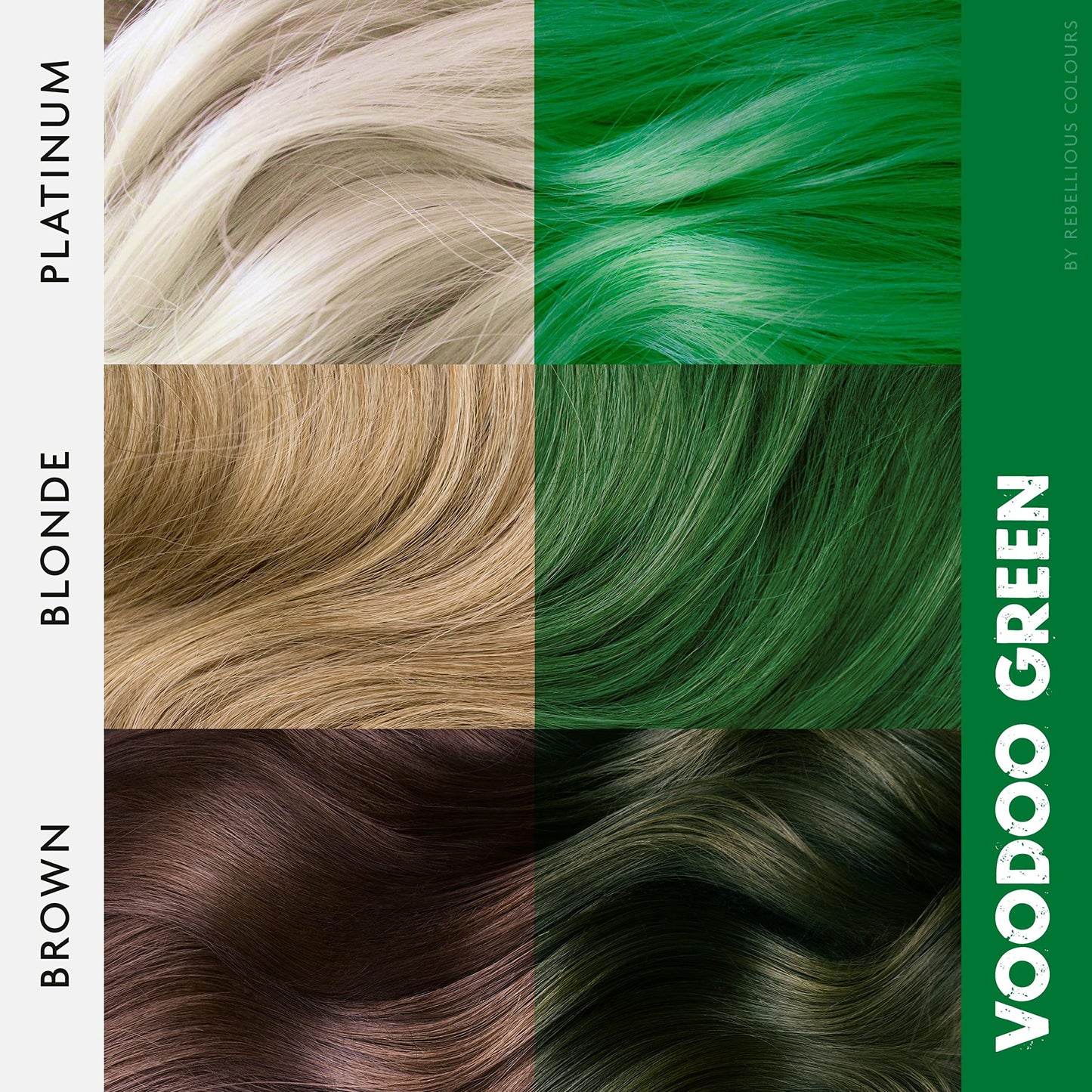 Paintglow Rebellious Colours Semi-permanent Hair Dye (voodoo Green) Beauty & Personal Care PaintGlow