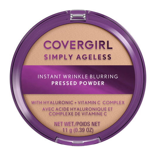 Covergirl Simply Ageless Instant Wrinkle Blurring Pressed Powder, Classic Ivory, 0.39 Oz Beauty and Personal Care COVERGIRL Default Title