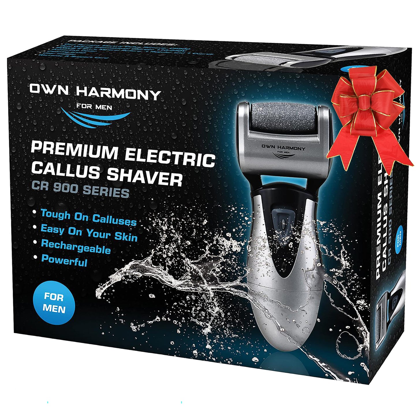 Electric Callus Remover: Rechargeable Electronic Foot File CR900 by Own Harmony(Tested Most Powerful) Best Pedicure Tools w 3 Rollers Professional Beauty & Personal Care Own Harmony