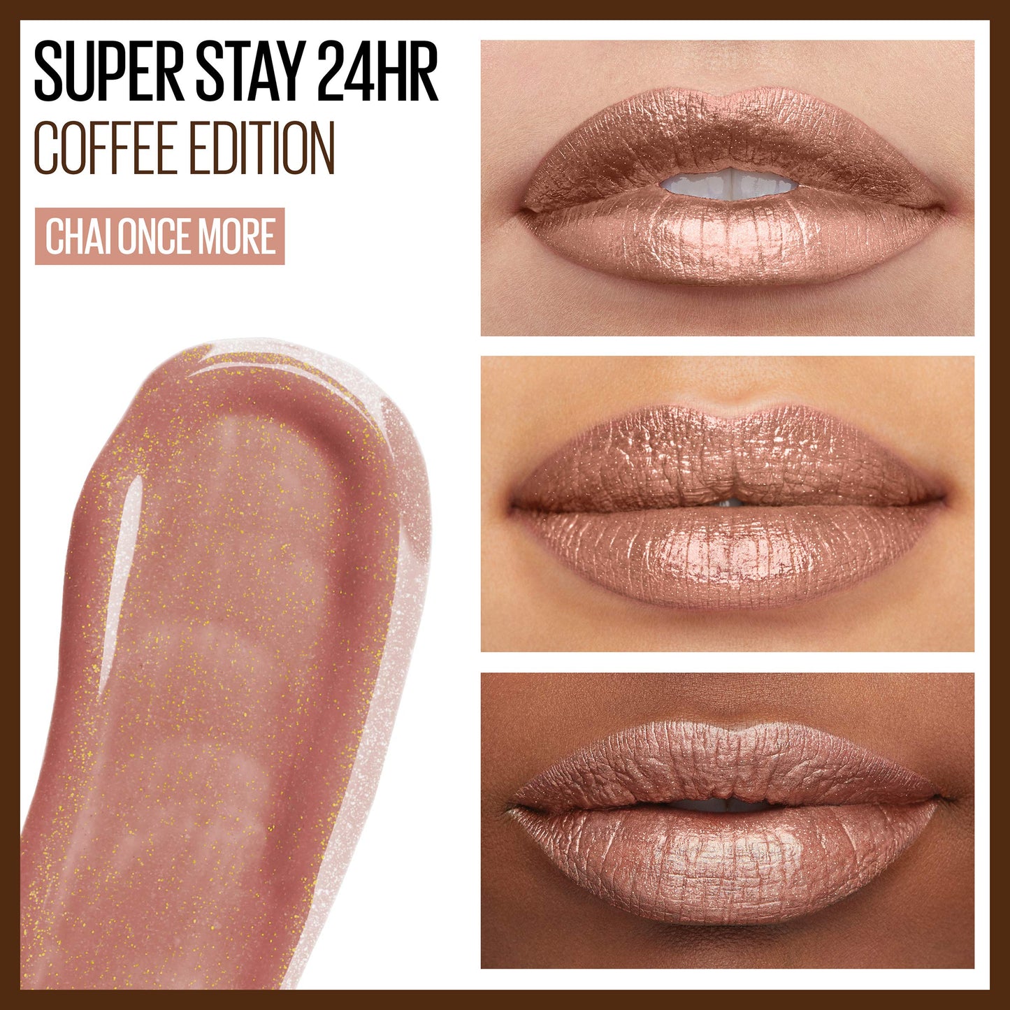 Maybelline SuperStay 24, 2-Step Liquid Lipstick, Coffee Edition, Chai Once More Beauty & Personal Care MAYBELLINE