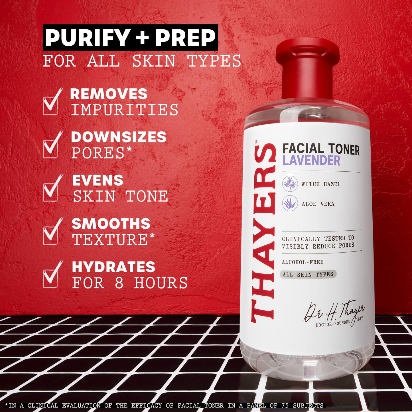 Thayers Alcohol-Free Witch Hazel with Organic Aloe Vera Formula Toner, Lavender 12 oz (Pack of 5) Beauty & Personal Care THAYERS