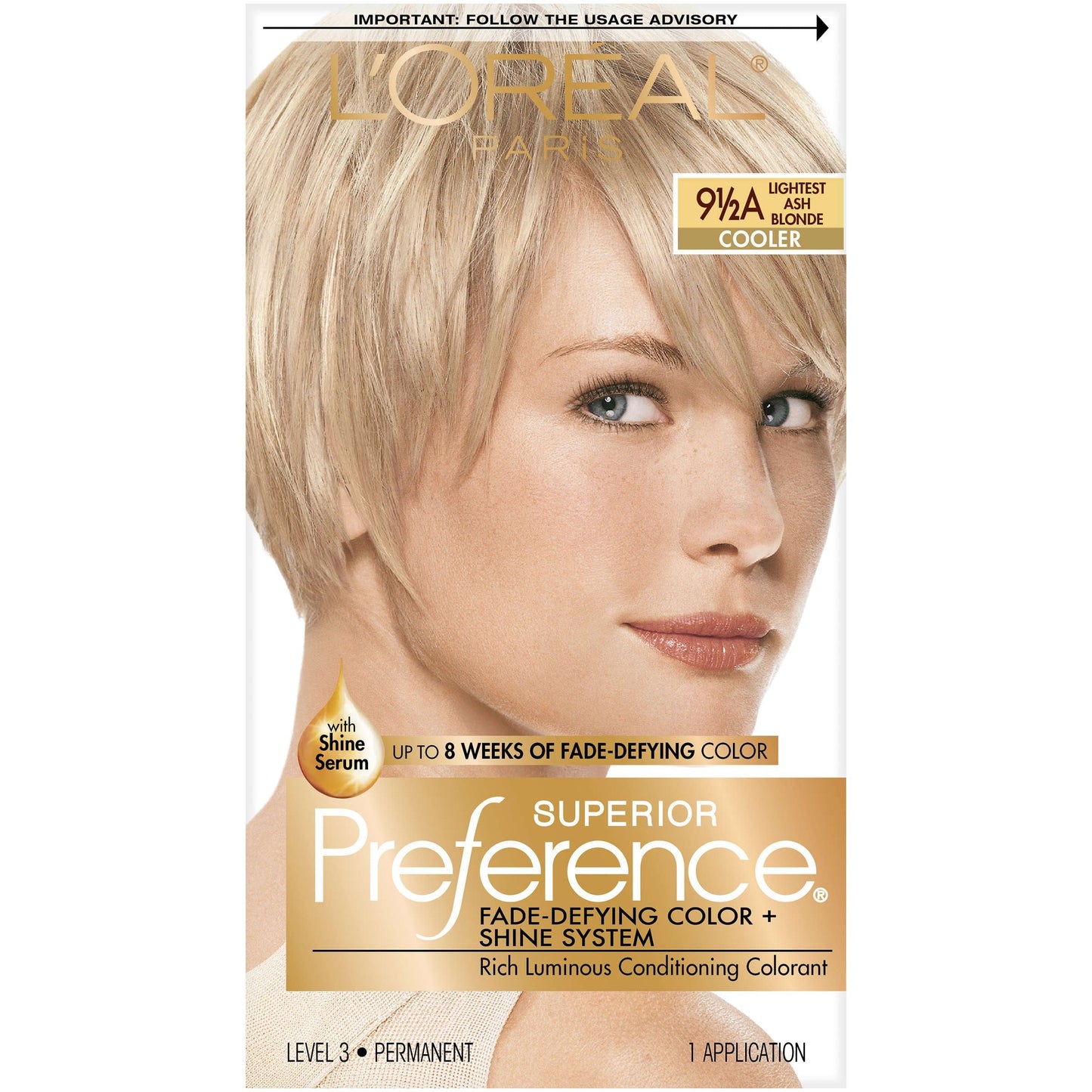 L'Oreal Preference #9.5A Extra-Light Ash Blonde, 1 ct Beauty & Personal Care L'Oreal Paris